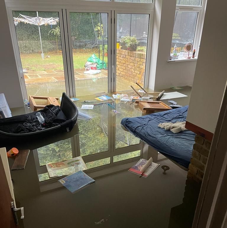 Home flood damage - Oakleafe Claims Bristol