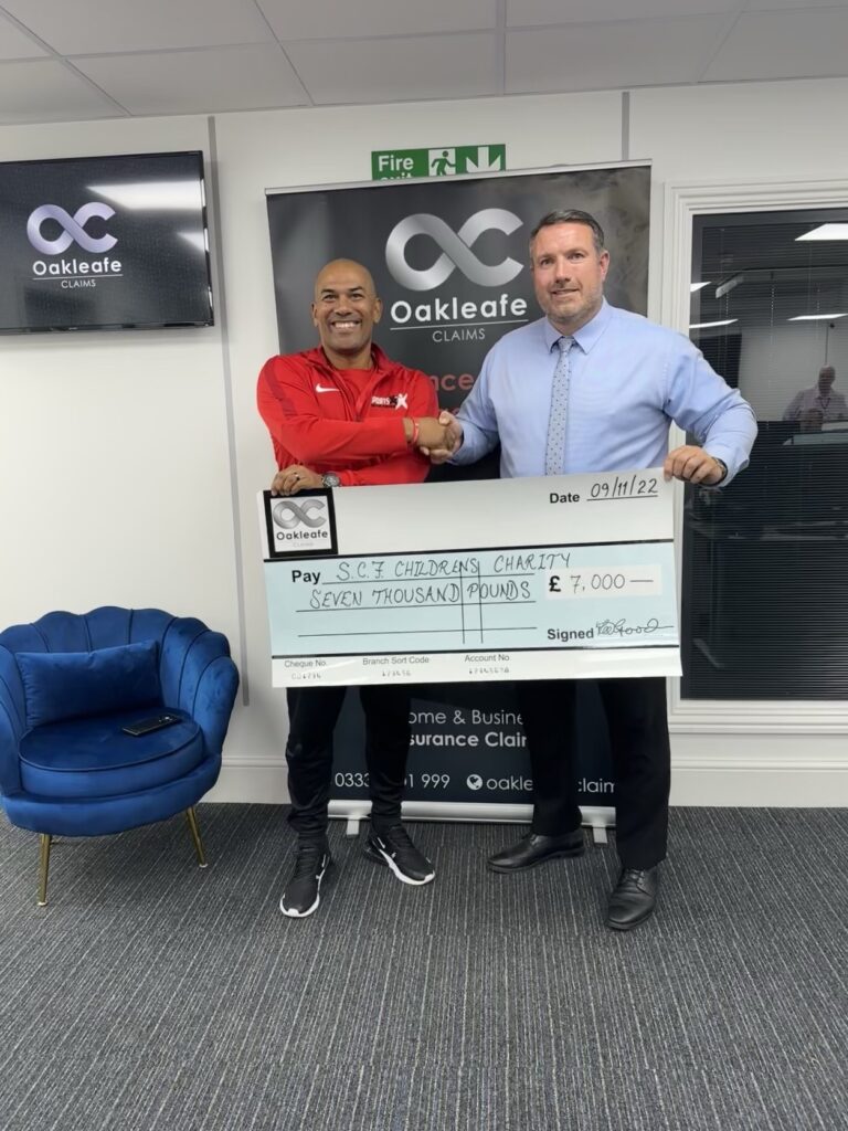 Oakleafe claims and sports connections foundation: charity fundraiser