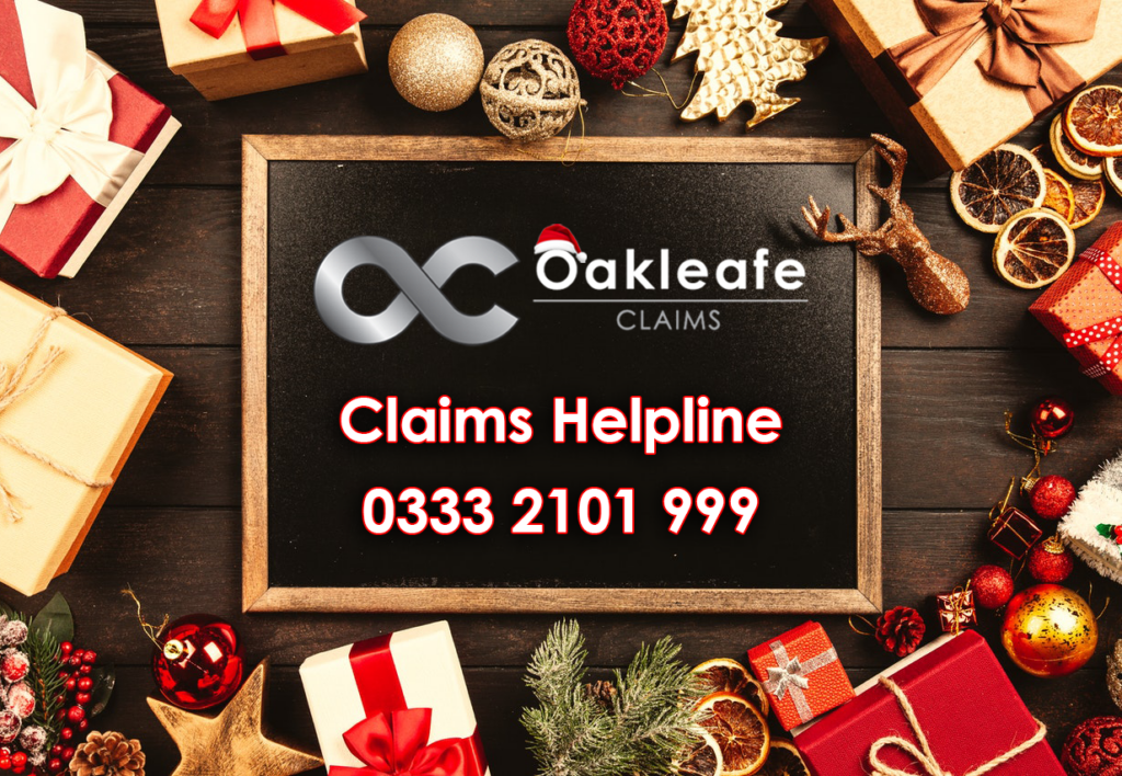 Insurance claim helpline available 24/7 over christmas - burglary claims