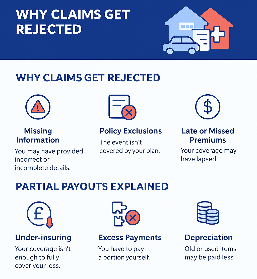 insurance claim rejected